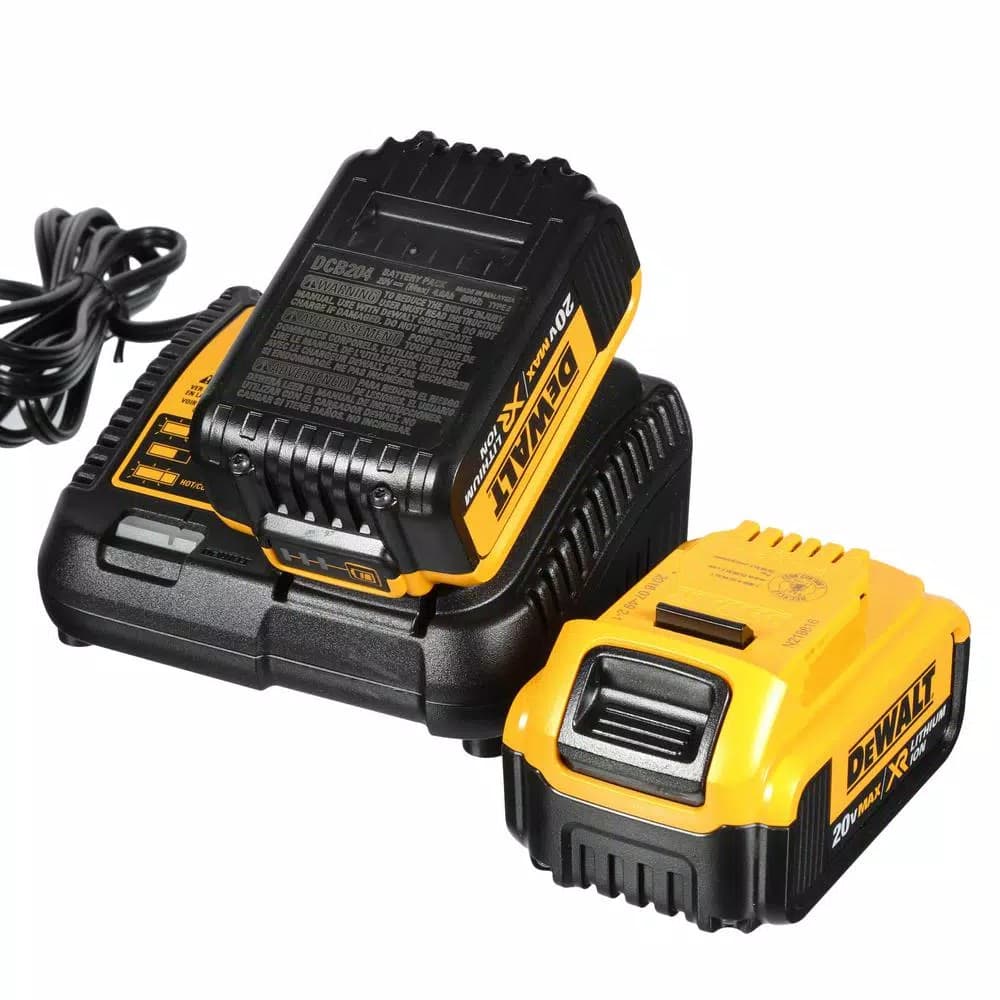 DEWALT 20V MAX Cordless 3/8 in. Impact Wrench Kit with (2) 4 Ah Batteries, Charger, and Bag