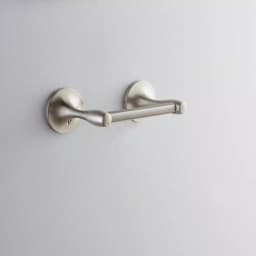 KOHLER Willamette Double Post Toilet Paper Holder, Vibrant Brushed Nickel thumbnail 3
