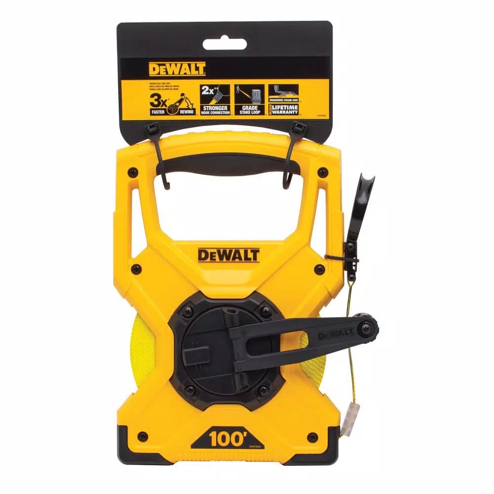 DEWALT 100 ft. Fiberglass Long Measuring Tape