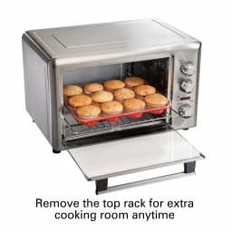 Hamilton Beach Stainless Steel Countertop Toaster Oven with Convection and Rotisserie thumbnail 2