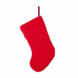 Glitzhome Handmade Hooked Cat Christmas Stocking, 20 in. Holiday Decor thumbnail 4