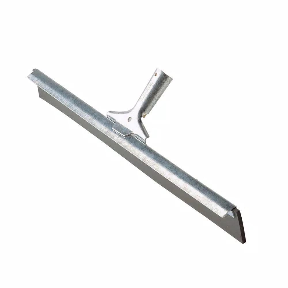 Ettore 24 in. Straight Steel Floor Squeegee with Neoprene Blade
