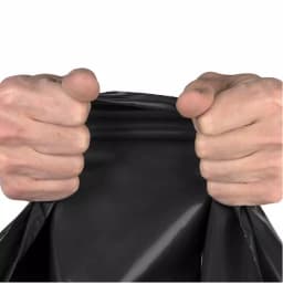 Unbranded 96 Gallon Heavy Duty Black Curbside Trash Bags, 2 Mil, 50-Count thumbnail 2