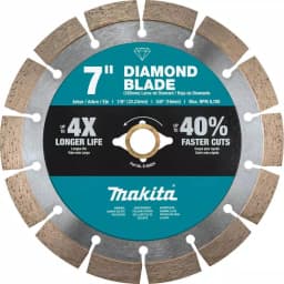 Makita 7 in. Segmented Rim Diamond Blade for General Purpose Cutting thumbnail 1