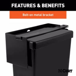 CURT Breakaway Battery Case with Lockable Metal Bar, 5-7/8" x 5-3/8" x 3-1/2" thumbnail 4