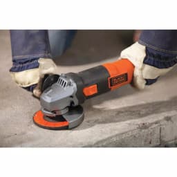 BLACK+DECKER BDEG400 4.5-in. 6.5 Amp Corded Angle Grinder, 10,000 RPM thumbnail 4
