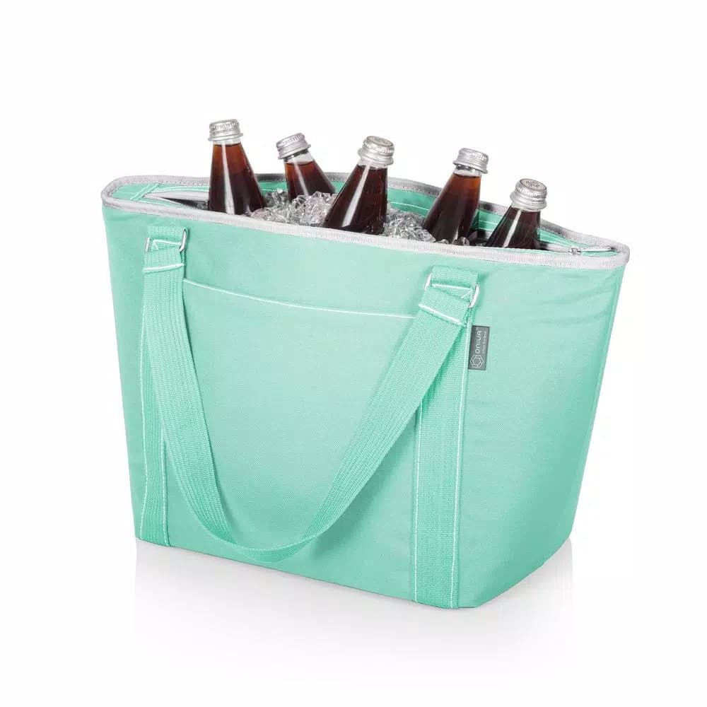 Picnic Time Topanga 9 Qt. Teal Insulated Cooler Tote Bag