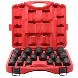 SUNEX TOOLS Sunex 468 3/4 in. Drive Deep Metric Impact Socket Set, 17-Piece thumbnail 3