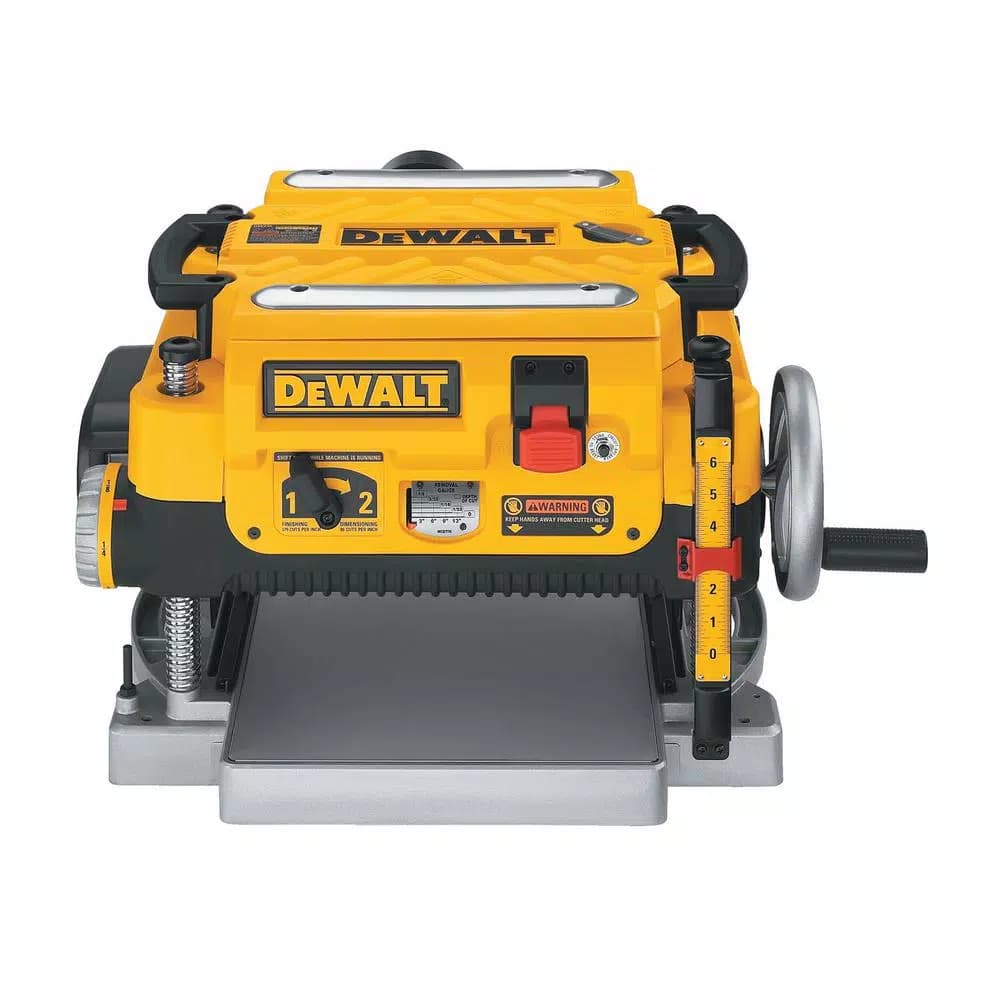 DEWALT 13 in. Heavy-Duty 2-Speed Thickness Planer with Stand and Tables