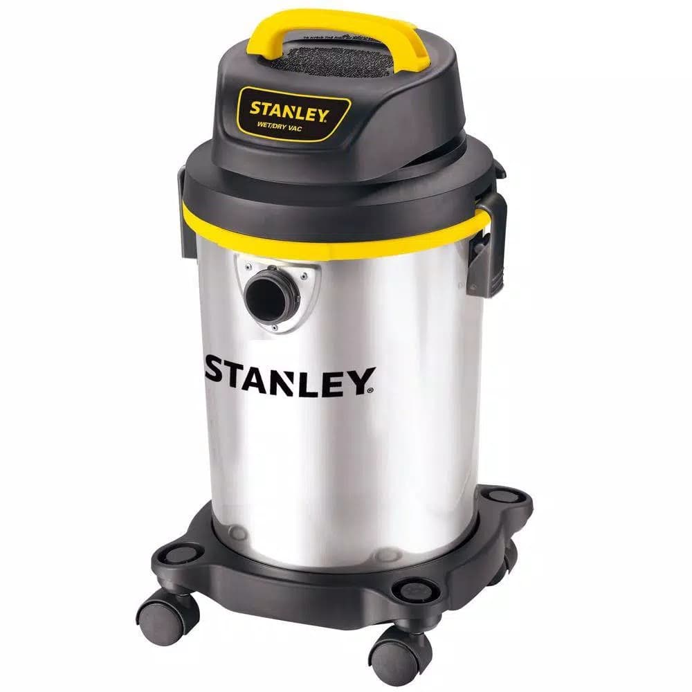 Stanley 4 Gal. Stainless Steel Wet/Dry Vacuum with 4 Peak HP Motor
