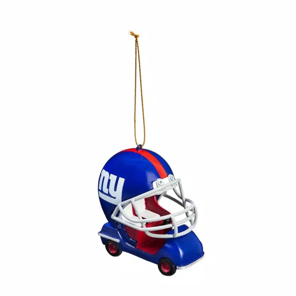 Team Sports America New York Giants NFL Field Car Christmas Ornament, Sports Novelty Resin Decor