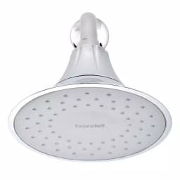 Brondell VivaSpring 6.5 in. Single Wall Mount Fixed Rain Shower Head with KDF Filtration, Chrome thumbnail 6