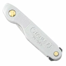 Stanley 4-1/4 in. Pocket Knife with Rotating Stainless-Steel Blade thumbnail 4