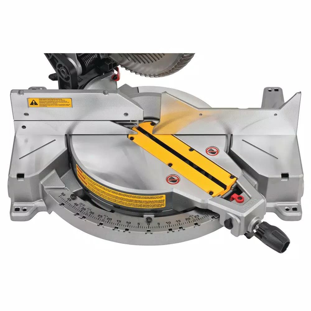 DEWALT 12 in. Corded Single Bevel Compound Miter Saw with 2-Pack Carbide Blade Set