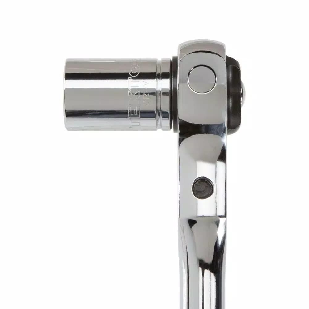TEKTON 1/4 in. Drive 5 in. Swivel Head Ratchet, 72-Tooth