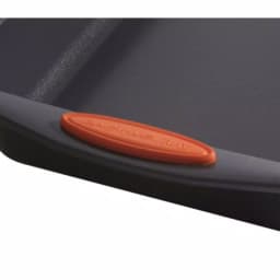 Rachael Ray Oven Lovin' 5-Piece Nonstick Aluminum Bakeware Set, Gray and Orange thumbnail 2