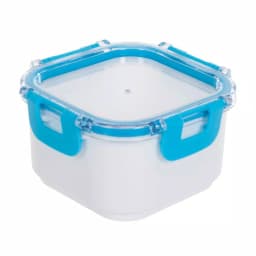 Classic Cuisine 3-Piece Portable Food Storage Set with Insulated Zippered Bag, Light Blue thumbnail 5