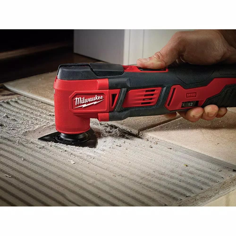 Milwaukee M18 18V Brushless Hammer Drill and Impact Driver Combo Kit with Free Oscillating Multi-Tool