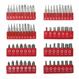 Best Value 77-Piece Hand Tool Set with Ergonomic Ratchet, Sockets, and Magnetic Chrome Vanadium Steel Bits thumbnail 3