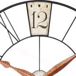 FirsTime 36 in. Multi-Color Vibrant Plaques Oversized Wall Clock thumbnail 3