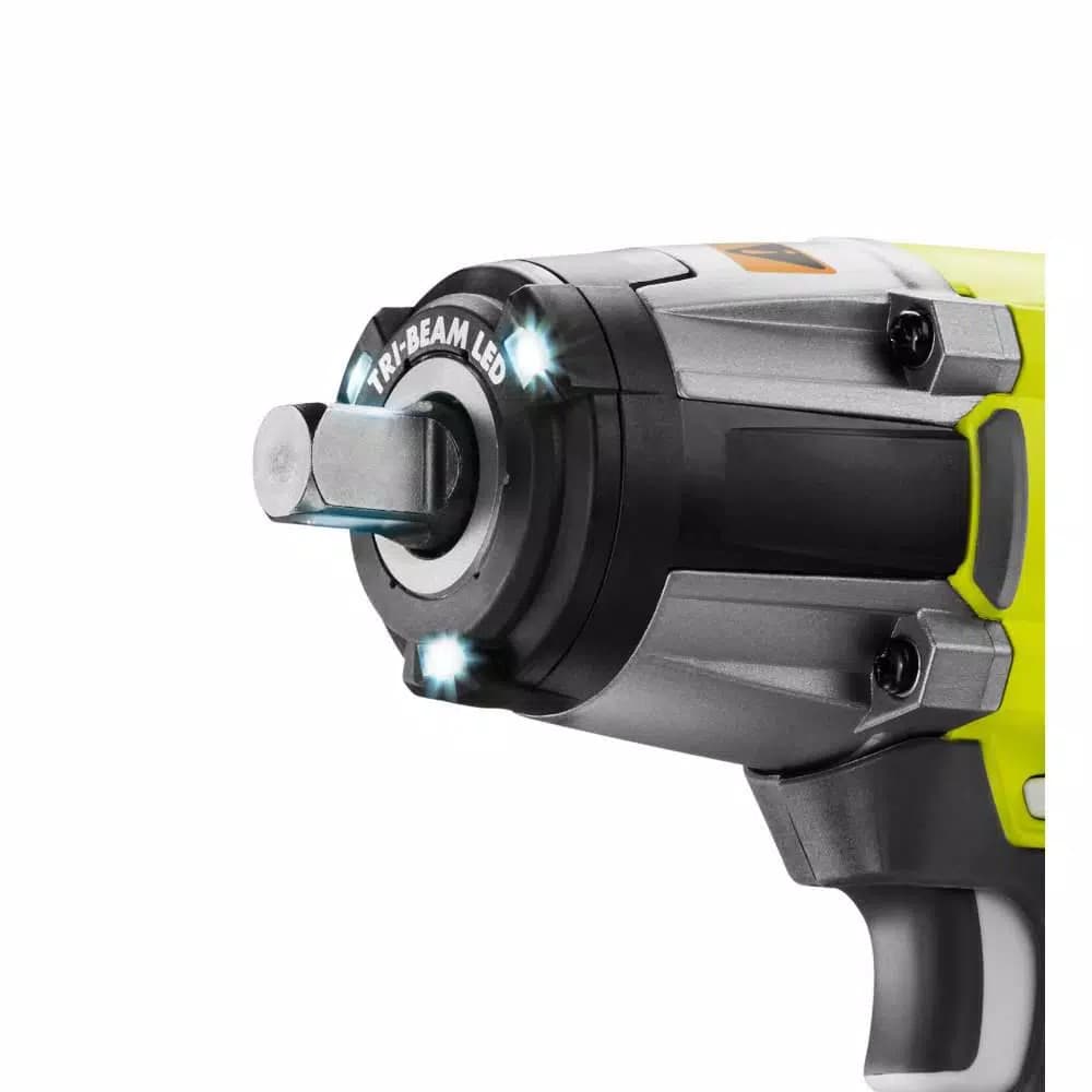 RYOBI 18V ONE+ 1/2 in. Cordless 3-Speed Impact Wrench (Tool Only)