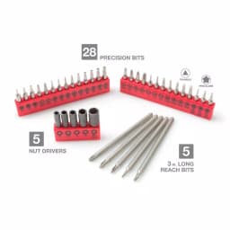 TEKTON 46-Piece Precision Tech Rescue Repair Kit for Electronics, Laptops, and Mobile Devices thumbnail 4