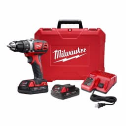 Milwaukee M18 18V Lithium-Ion Cordless 1/2 in. Drill Driver Kit with (2) 1.5Ah Batteries, Charger, and Hard Case thumbnail 1