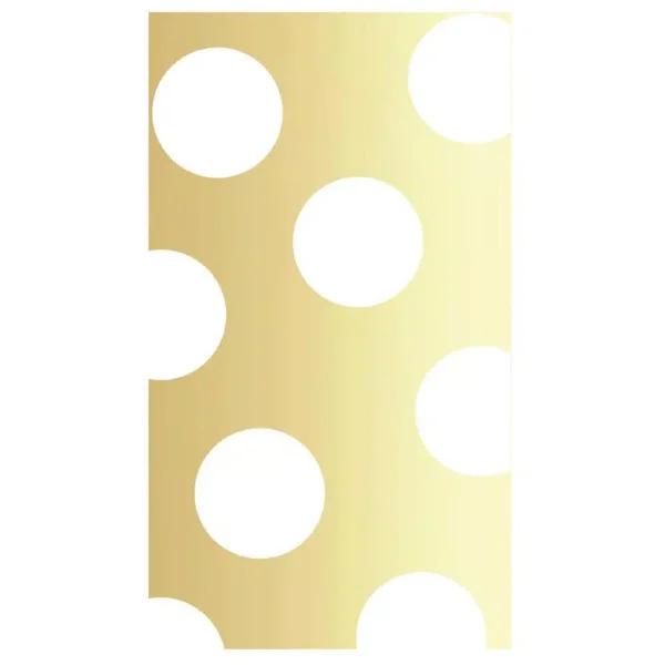 Sugar Plum Party SugarPlum Glam 32-Piece Assorted Disposable Paper Napkins - White/Gold