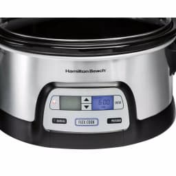 Hamilton Beach FlexCook 6 Qt. Programmable Slow Cooker, Silver thumbnail 3