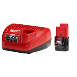 Milwaukee M12 12V Lithium-Ion Cordless Jig Saw and 3/8 in. Crown Stapler Combo Kit with 2.0Ah Battery and Charger thumbnail 7