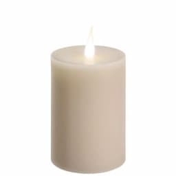 Xodus Innovations 5 in. Ivory Wax Battery Operated LED Flameless Candle with 3D Flame Technology thumbnail 1
