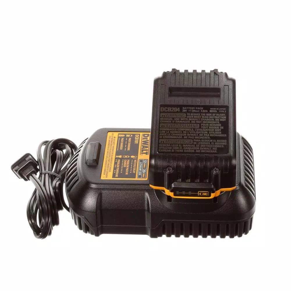 DEWALT 20V MAX Cordless 1/2 in. High Torque Impact Wrench Kit with (2) 4.0 Ah Batteries and Charger