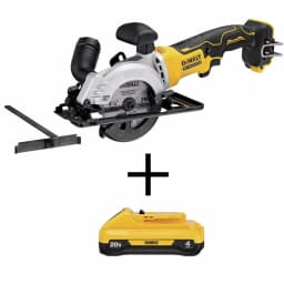DEWALT 20V MAX ATOMIC 4-1/2 in. Brushless Cordless Circular Saw with 4.0 Ah Battery thumbnail 1
