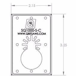 Q Bit QBit SQ1000-S-C 1-Gang Metal Old Work Box Saw Blade for Oscillating Multi-Tools thumbnail 5