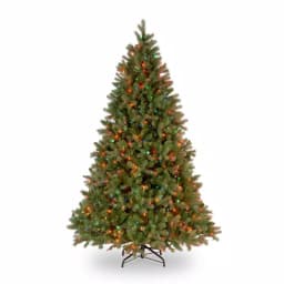 National Tree Company 7.5 ft. Feel-Real Downswept Douglas Fir Artificial Christmas Tree with 750 Multi-Color Lights thumbnail 2