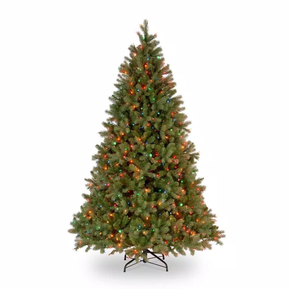 National Tree Company 7.5 ft. Feel-Real Downswept Douglas Fir Artificial Christmas Tree with 750 Multi-Color Lights
