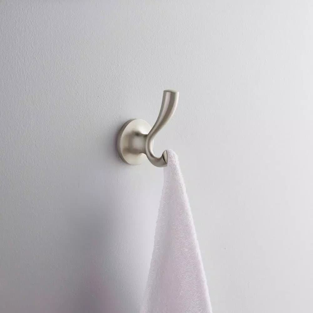 KOHLER Willamette Single Robe Hook, Brushed Nickel