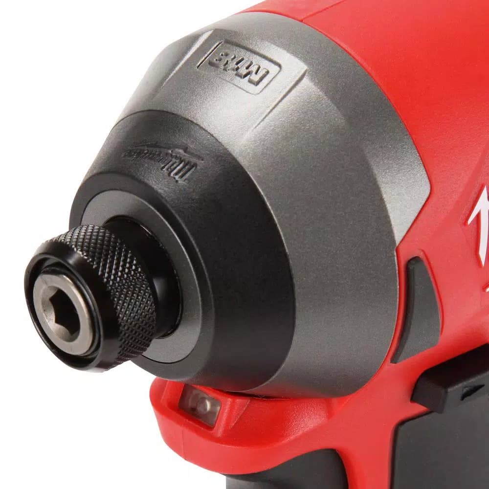 Milwaukee M18 FUEL 1/4 in. Hex Impact Driver Kit with Two 5.0 Ah Batteries and Charger