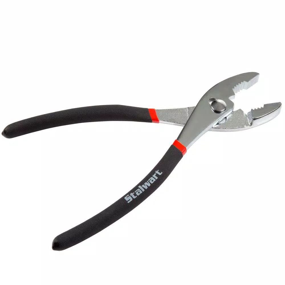 Stalwart 3-Piece Utility Slip Joint Plier Set with Storage Pouch