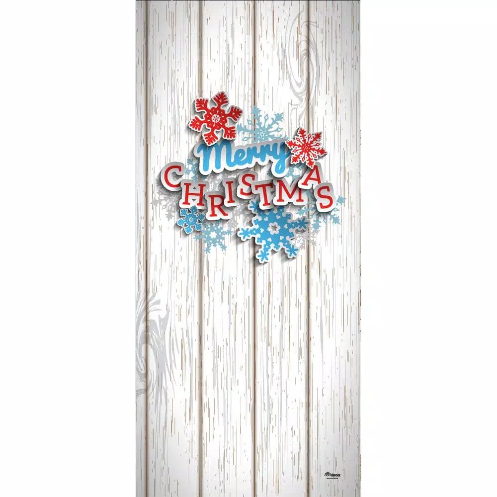 My Door Decor 7 ft. x 8 ft. Ugly Christmas Sweater Garage Door Banner Mural
