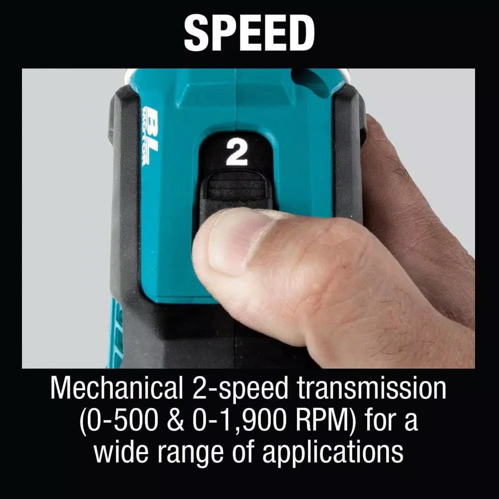 Makita 18V LXT Brushless Cordless 1/2 in. Driver-Drill Kit with 3.0Ah Battery and Charger