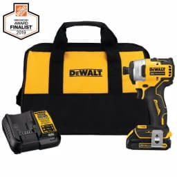 DEWALT 20V MAX ATOMIC 1/4 in. Brushless Compact Impact Driver Kit with 1.3Ah Battery, Charger & Bag thumbnail 1