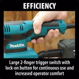 Makita 1.7 Amp 1/3 Sheet Corded Finishing Sander, 11,000 OPM thumbnail 10