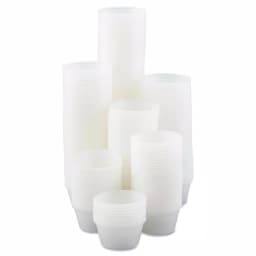 DART 2 oz. Polystyrene Portion Cups, Translucent, 2500 Count Bulk Pack thumbnail 2
