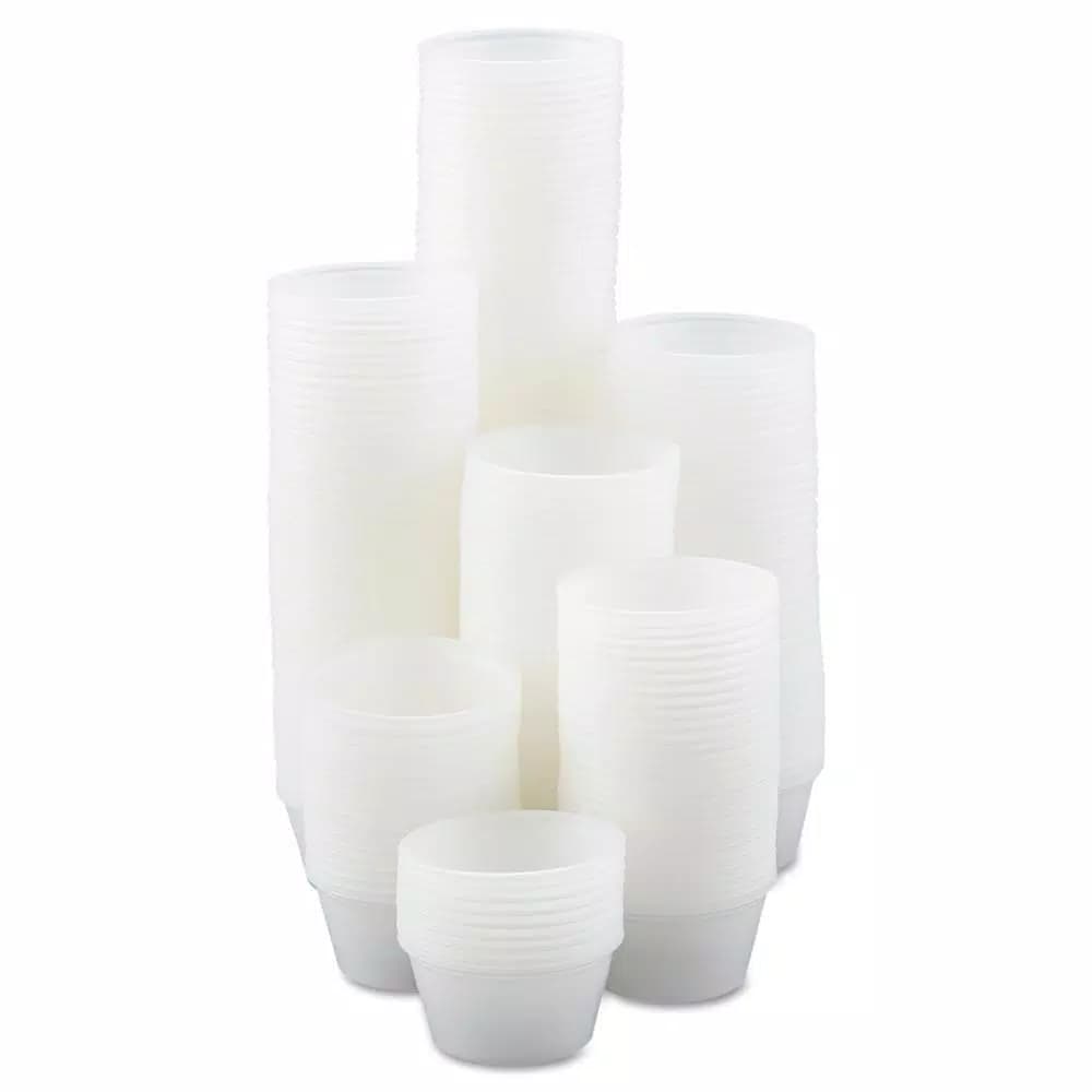 DART 2 oz. Polystyrene Portion Cups, Translucent, 2500 Count Bulk Pack