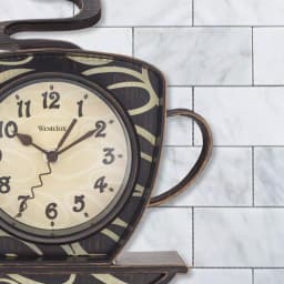 Westclox 3D Coffee Wall Clock - Novelty Irregular Design with Quartz Movement thumbnail 4