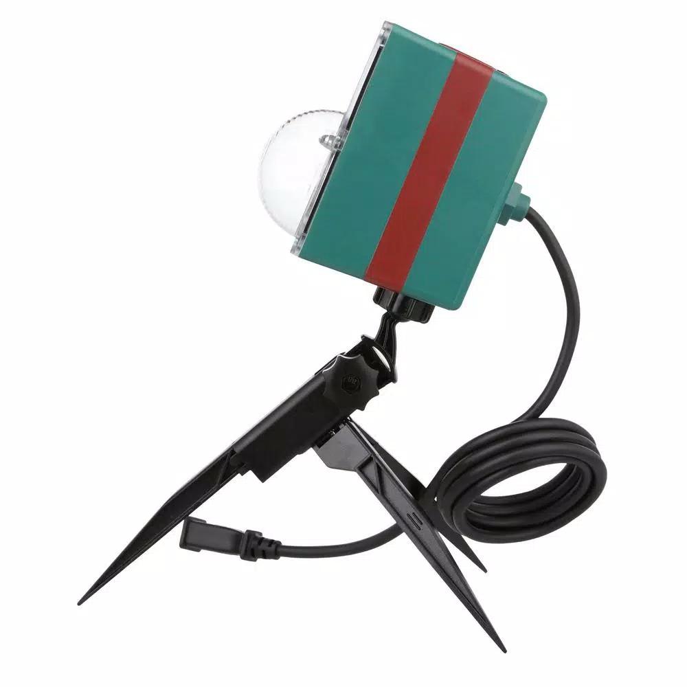 LightShow Blue and White Christmas LightShow Projection Swirling Spirals Projector