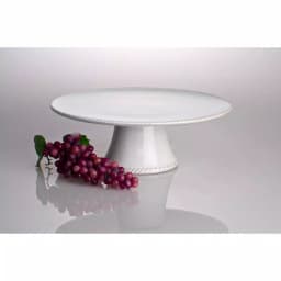 Abigails Charlot French Ceramic Cake Stand - 13 inch Round Dessert Plate thumbnail 3