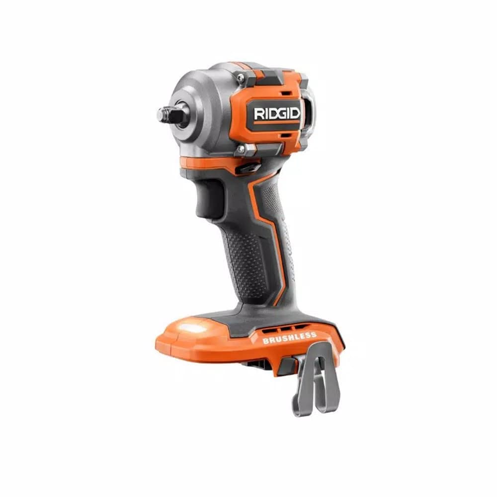 RIDGID 18V SubCompact Brushless 3/8 in. Cordless Impact Wrench (Tool Only)