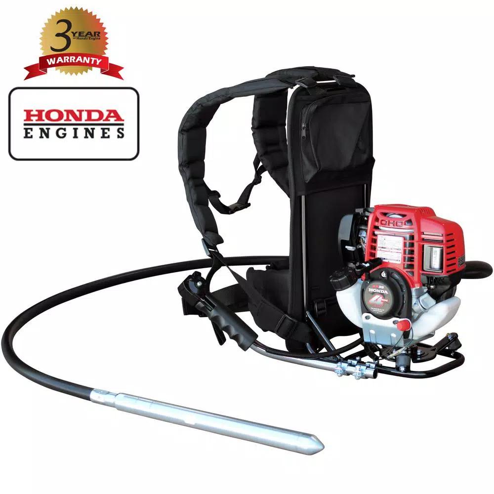 Tomahawk Power Tomahawk 1.6 HP Honda Gas Powered Concrete Vibrator with 10 ft. Flex Shaft Backpack